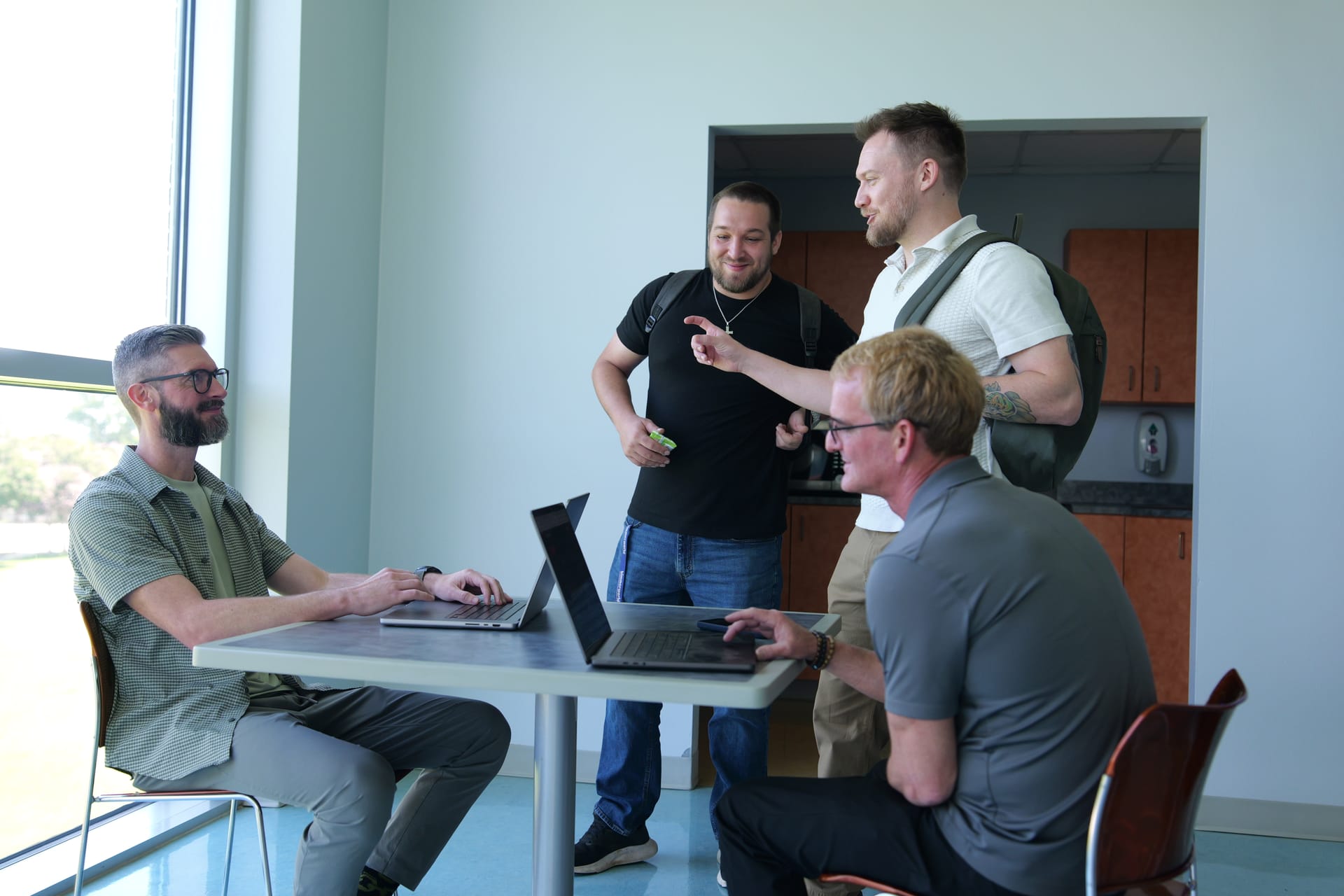 Ruby Shore team in discussion
