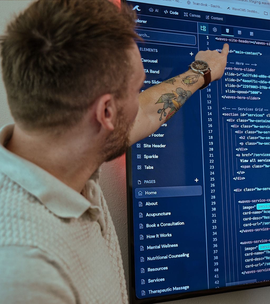 Ruby Shore team in discussion