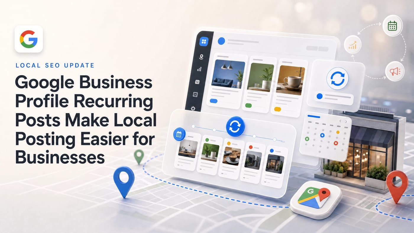 Google Business Profile Recurring Posts Make Local Posting Easier for Businesses