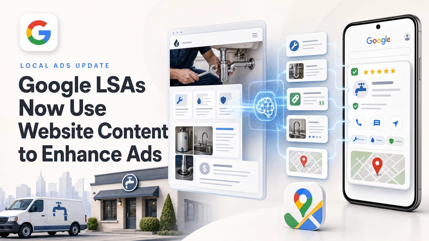 Google LSAs Now Use Website Content to Enhance Ads