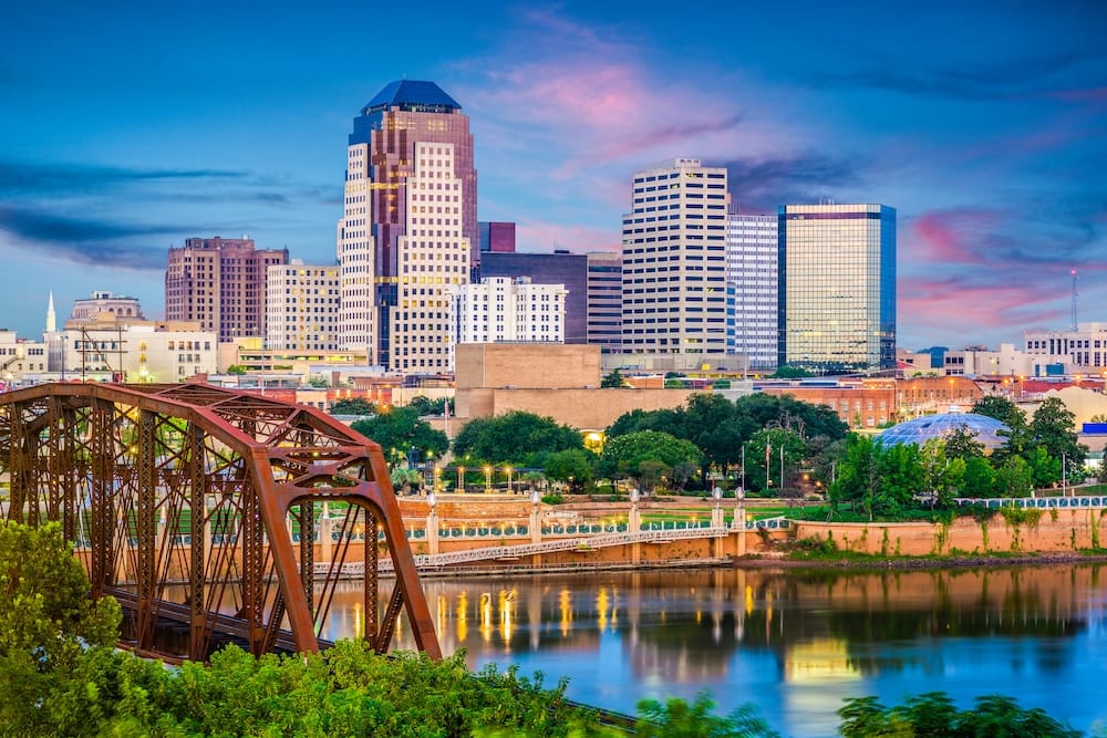 Shreveport-Bossier skyline