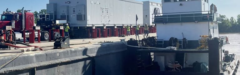 Slack water dock