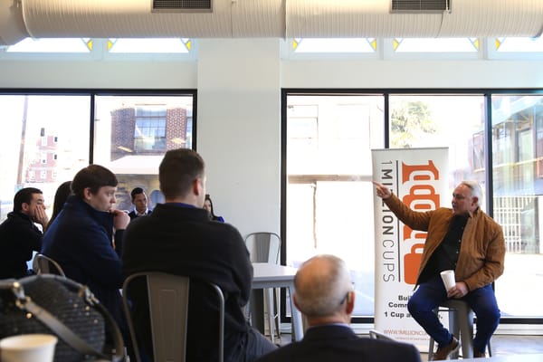 1 Million Cups event at Andress Artist and Entrepreneur Center.