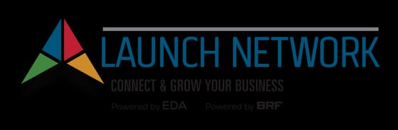 Launch Network logo with a colorful triangular design and text.