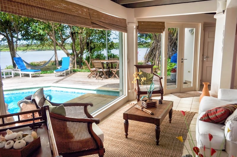 Luxury villa interior with Caribbean views - Blue Falls Investments Tobago